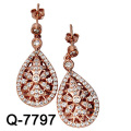 Fashion 925 Silver Micro Pave Earrings (Q-7797. JPG)